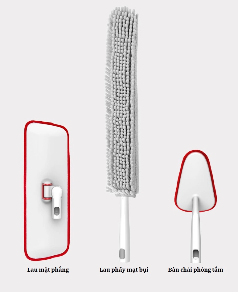 Bộ dụng cụ vệ sinh đa năng Xiaomi iClean YB-01+YB-02+YB-03